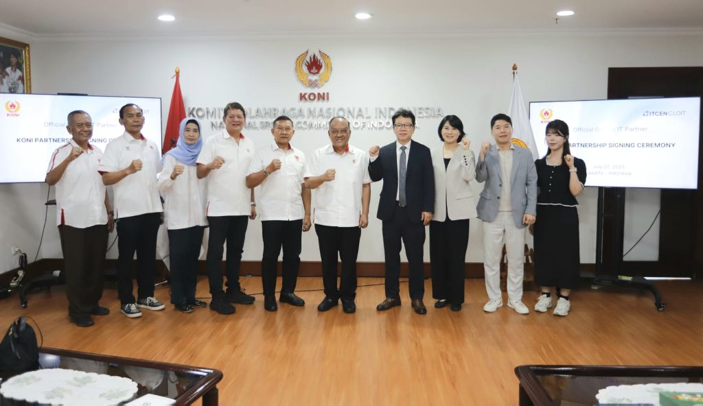 KONI Pusat Gandeng ITCEN CLOIT untuk Tingkatkan Kualitas Teknologi Pertandingan