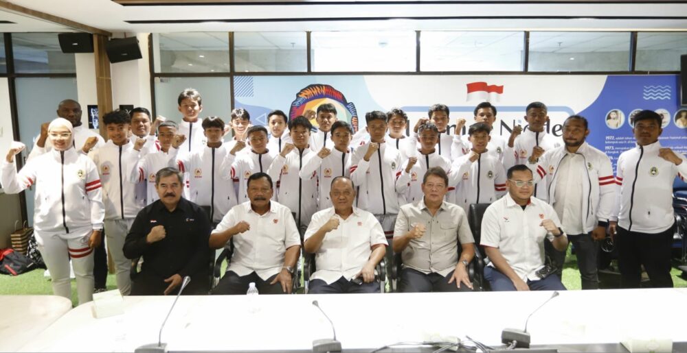 Hadirkan Skuat Tim Terbaiknya Di Pelepasan Tim Sepakbola KONI Allstar Indonesia U15 Road To Penang Malaysia