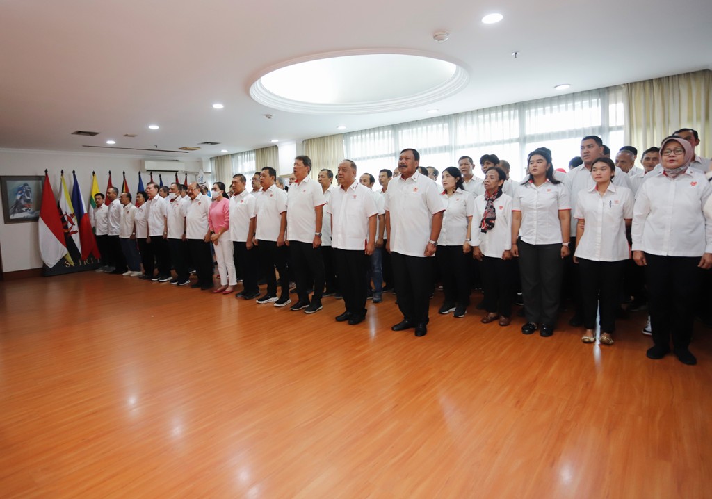 KONI Pusat Rayakan Hari Kemerdekaan RI ke-80 dengan Tekad Kuat Tingkatkan Prestasi Olahraga Indonesia