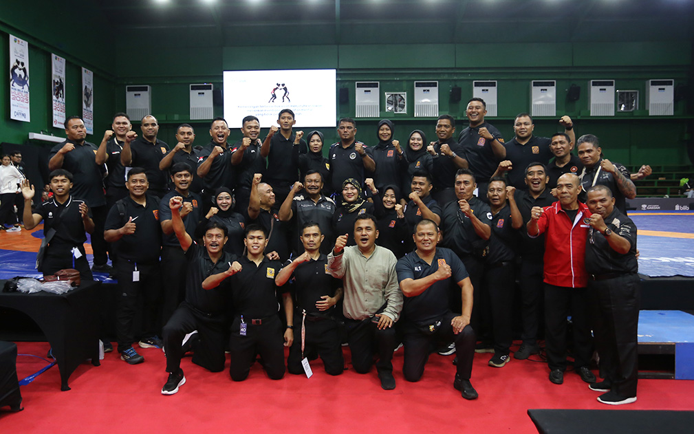 Pertandingan Gulat PON Bela Diri Tahun 2025 Telah Selesai