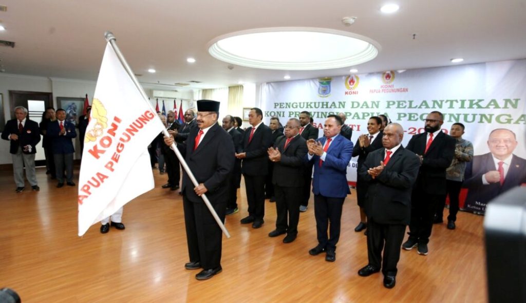 Gubernur Jhon Tabo Nahkodai KONI Papua Pegunungan, Marciano Norman Beri Apresiasi