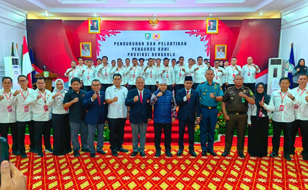 Lantik Teuku Zulkarnain, Marciano Norman Dukung Target Bengkulu Tembus 25 Besar PON 2028