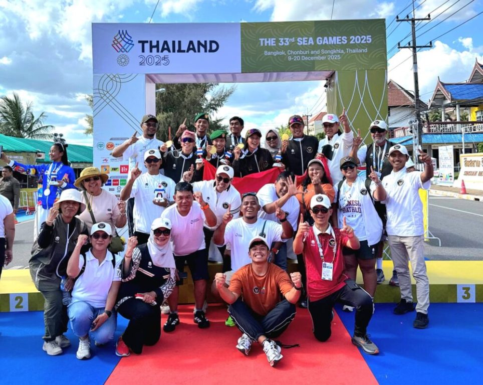 Triathlon Indonesia Berjaya di Chonburi: Tambah Dua Emas dan Satu Perak di Hari Ketiga