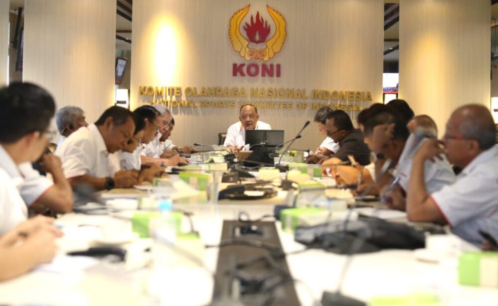 Pimpin Rapat Pleno 2026, Ketum KONI Pusat Tekankan Sinergitas dan Kemandirian Organisasi