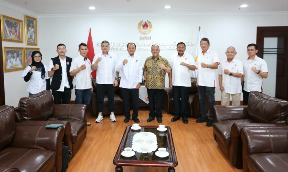 Ketum KONI Pusat Terima Audiensi Ngatino, Bahas Evaluasi Prestasi dan Agenda Organisasi