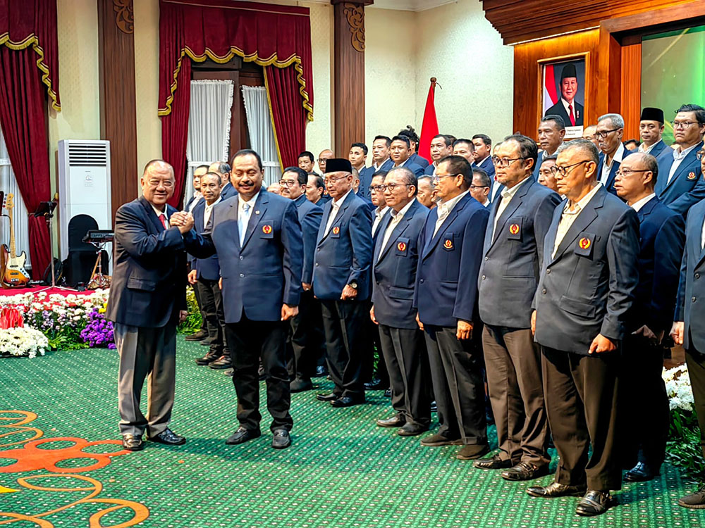 Lantik M. Nabil Jadi Ketum KONI Jatim, Marciano Norman: Jatim Adalah Tulang Punggung Timnas