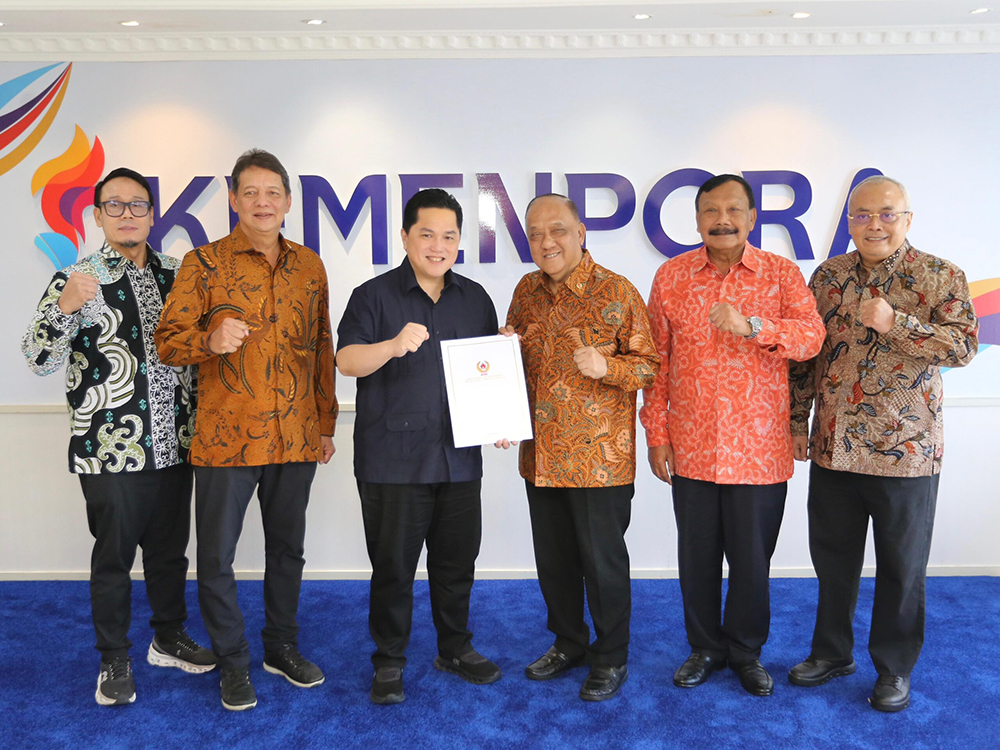 Ketum KONI Pusat Laporkan Progres Persiapan PON XXII/2028 Nusa Tenggara Ke Menpora RI
