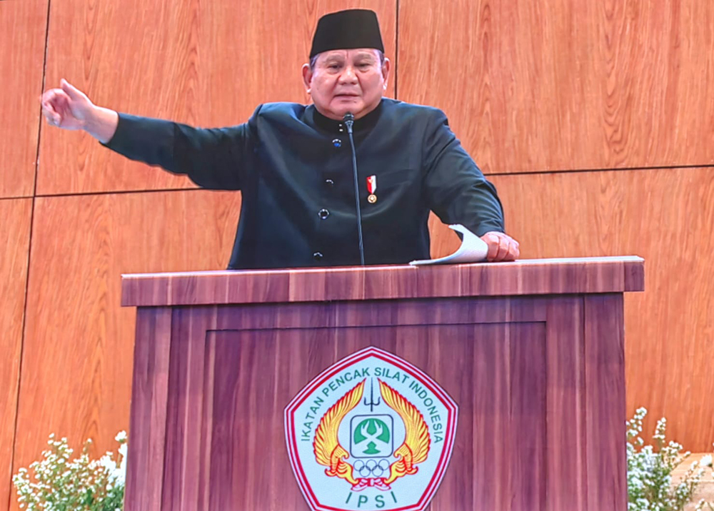 Telah Mengabdi untuk Silat 34 Tahun, Prabowo Subianto Pamit pada Munas XVI PB IPSI