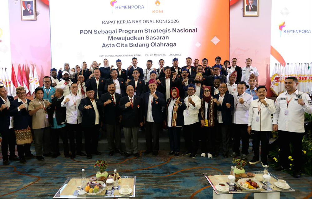 Rakernas dan Musornaslub KONI 2026 Resmi Ditutup, Banten-Lampung Tuan Rumah PON 2032