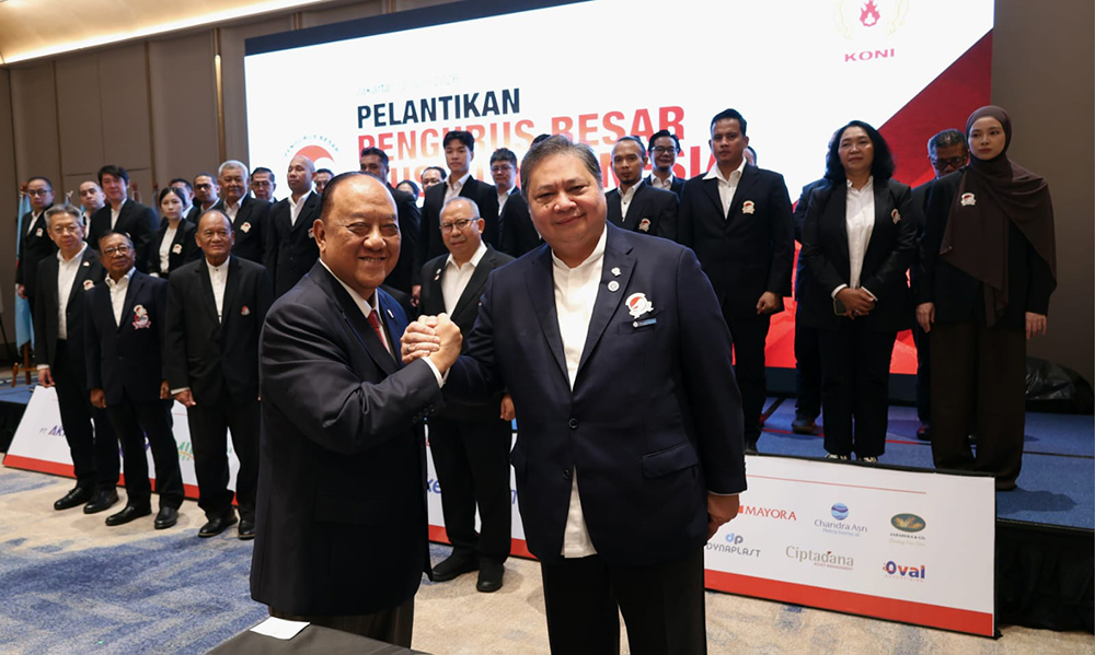 Lantik Airlangga Hartarto, Ketum KONI Pusat Harapkan Prestasi Wushu Terus Meningkat