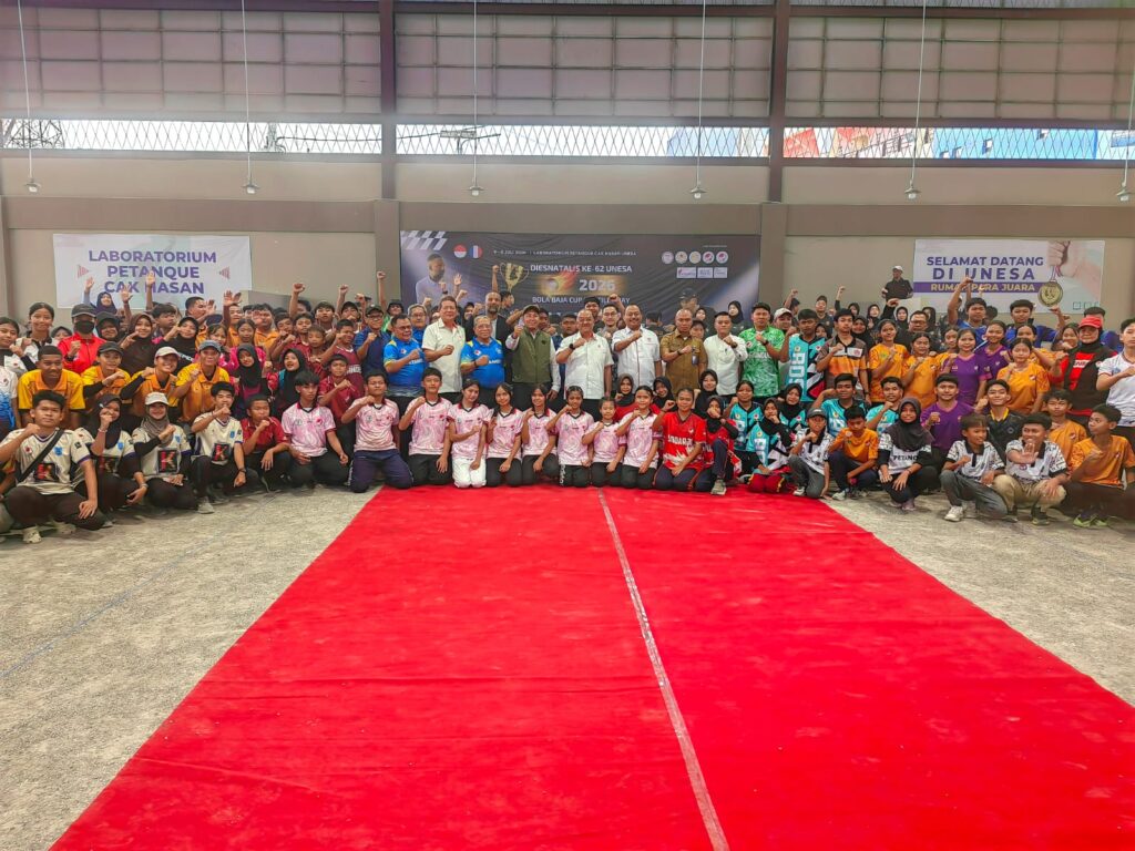 Rayakan Dies Natalis ke-62 dan Bastille Day, UNESA Gelar Kompetisi Petanque Internasional