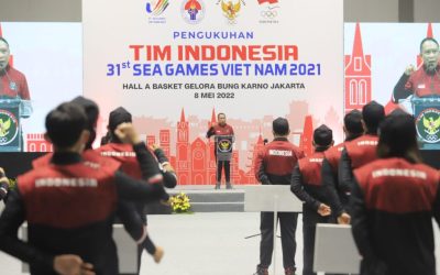 Tim Indonesia untuk SEA Games XXXI Vietnam 2021 Resmi Dikukuhkan