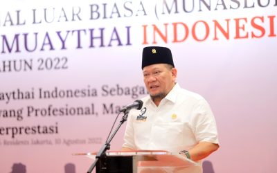 PB. Muaythai Indonesia dipimpin Ketua DPD RI La Nyalla