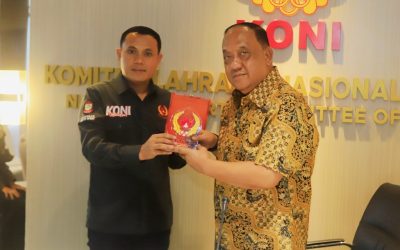 Terima Kunjungan KONI Kota Makassar, Ketum KONI Pusat Ingatkan Tugas Sejahterakan Atlet